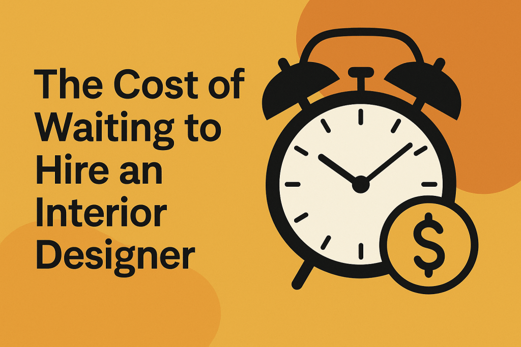 The cost of waiting to hire an Interior&nbsp;Designer